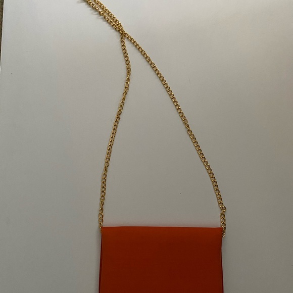 Silk Orange Seahorse Crossbody, Shiraleah Chicago - Picture 2 of 6